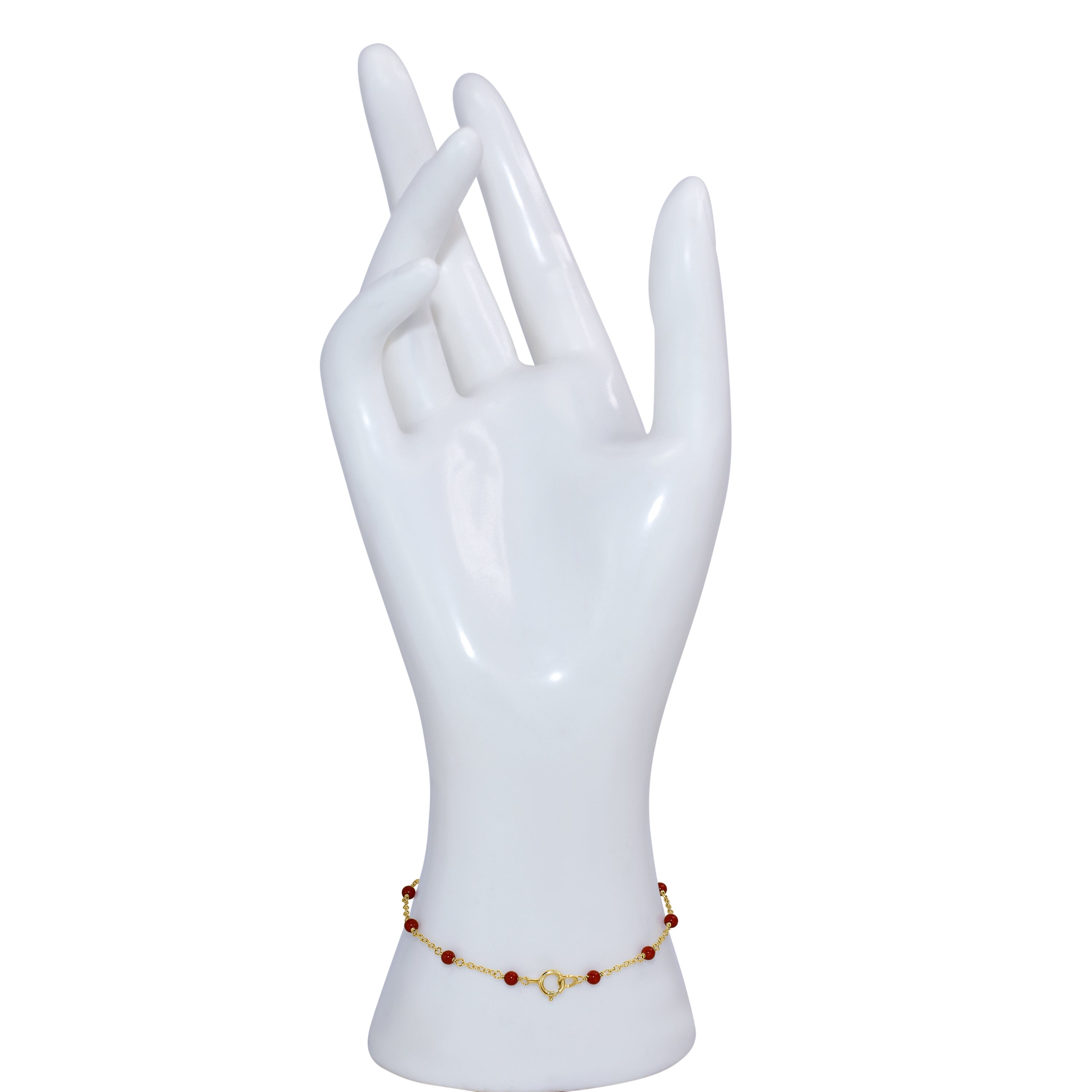 14k Gemstones and Pearl Bracelet