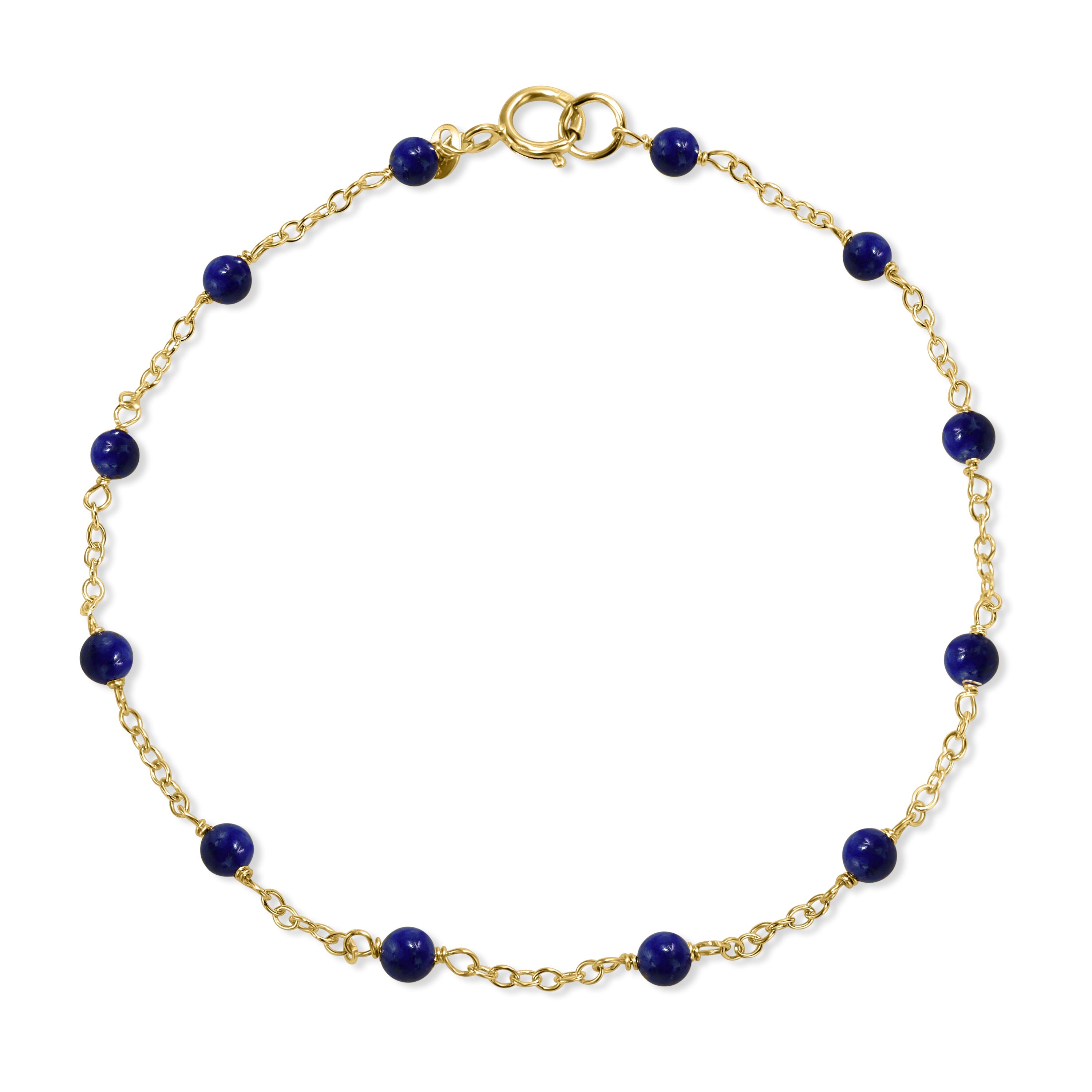 14k Gemstones and Pearl Bracelet