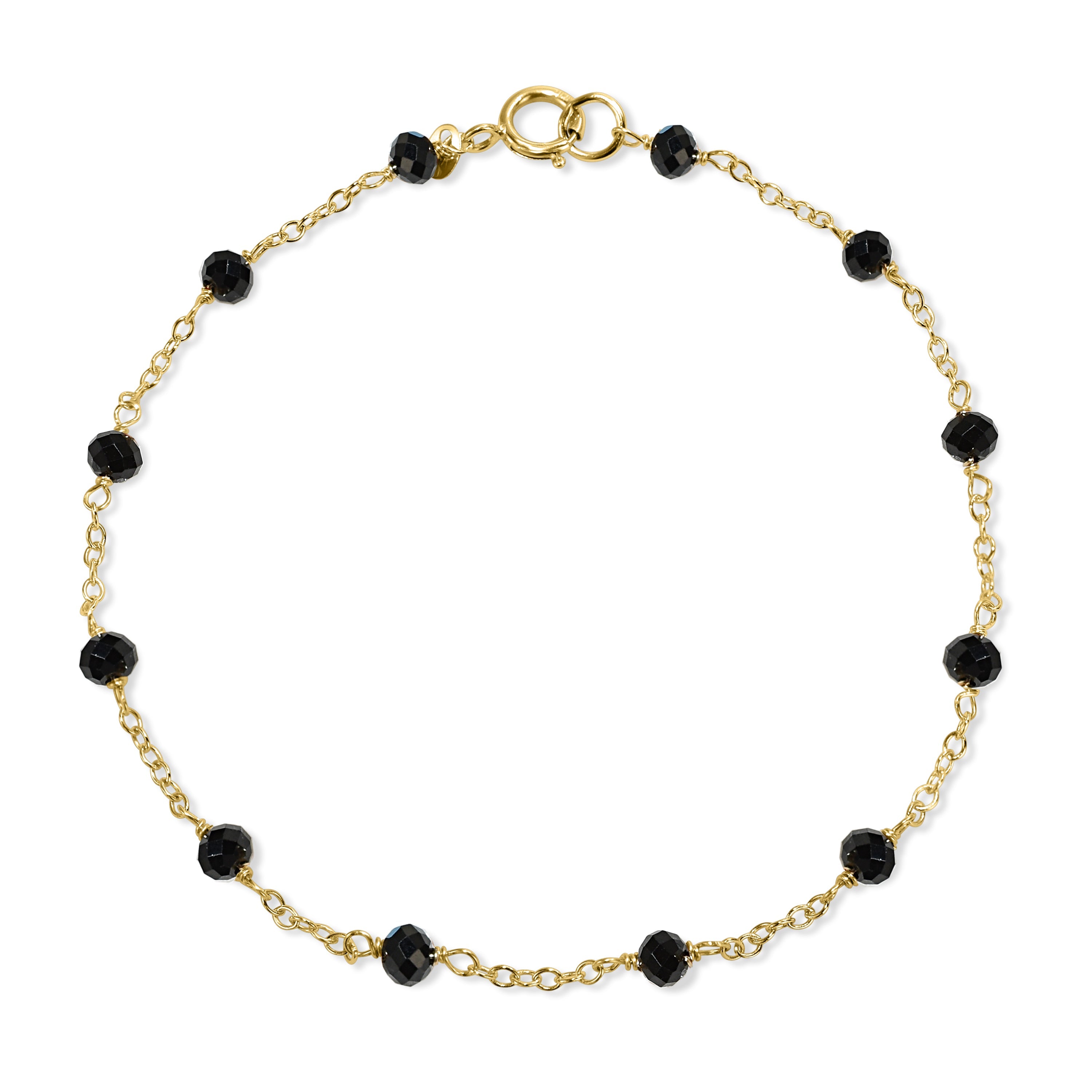 14k Gemstones and Pearl Bracelet