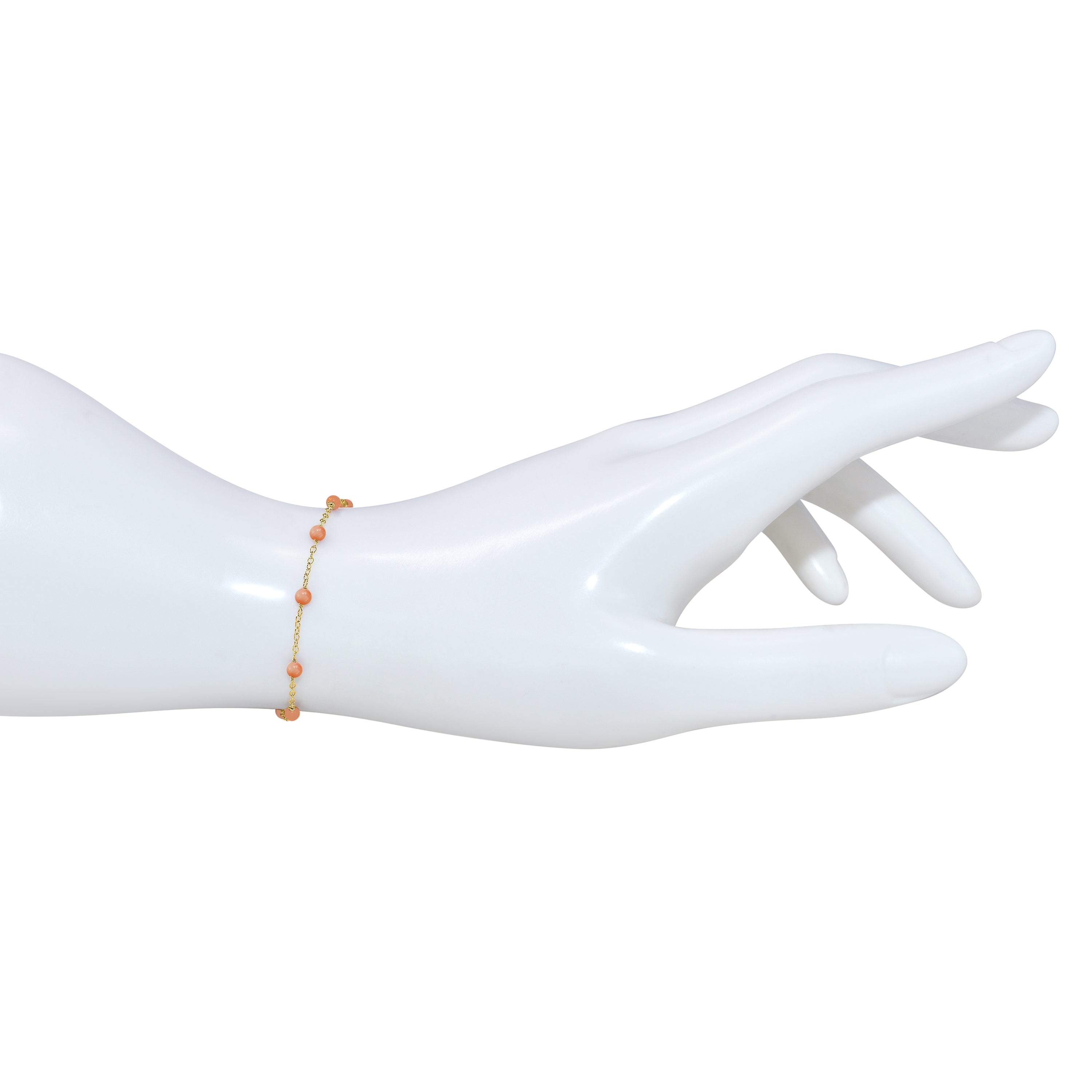 14k Gemstones and Pearl Bracelet