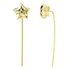 Star Curved Post Earrings