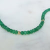 14k Gemstones & Gold Roundel Necklace