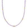 14k Gemstones & Gold Roundel Necklace