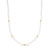 14k Gemstones & Gold Roundel Necklace