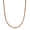 14k Gemstones & Gold Roundel Necklace