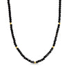 14k Gemstones & Gold Roundel Necklace