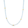 14k Gemstones & Gold Roundel Necklace