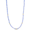 14k Gemstones & Gold Roundel Necklace