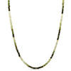 14k Gemstones & Gold Roundel Necklace