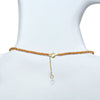 14k Faceted Round Bead Necklace