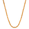 14k Faceted Round Bead Necklace