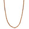 14k Faceted Round Bead Necklace