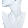 14k Faceted Round Bead Necklace