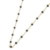 14k Yellow Gold Station Necklace 17