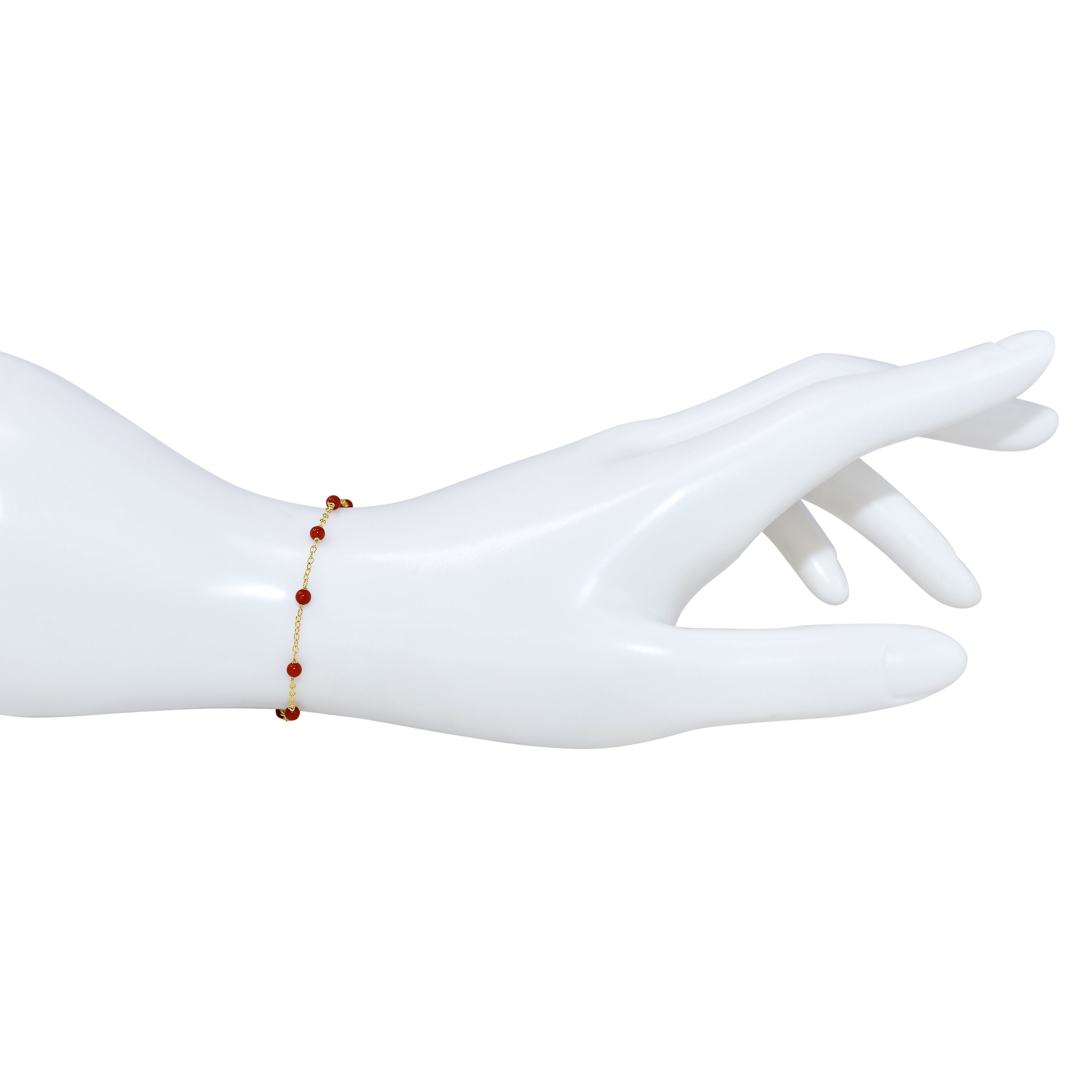 14k Gemstones and Pearl Bracelet