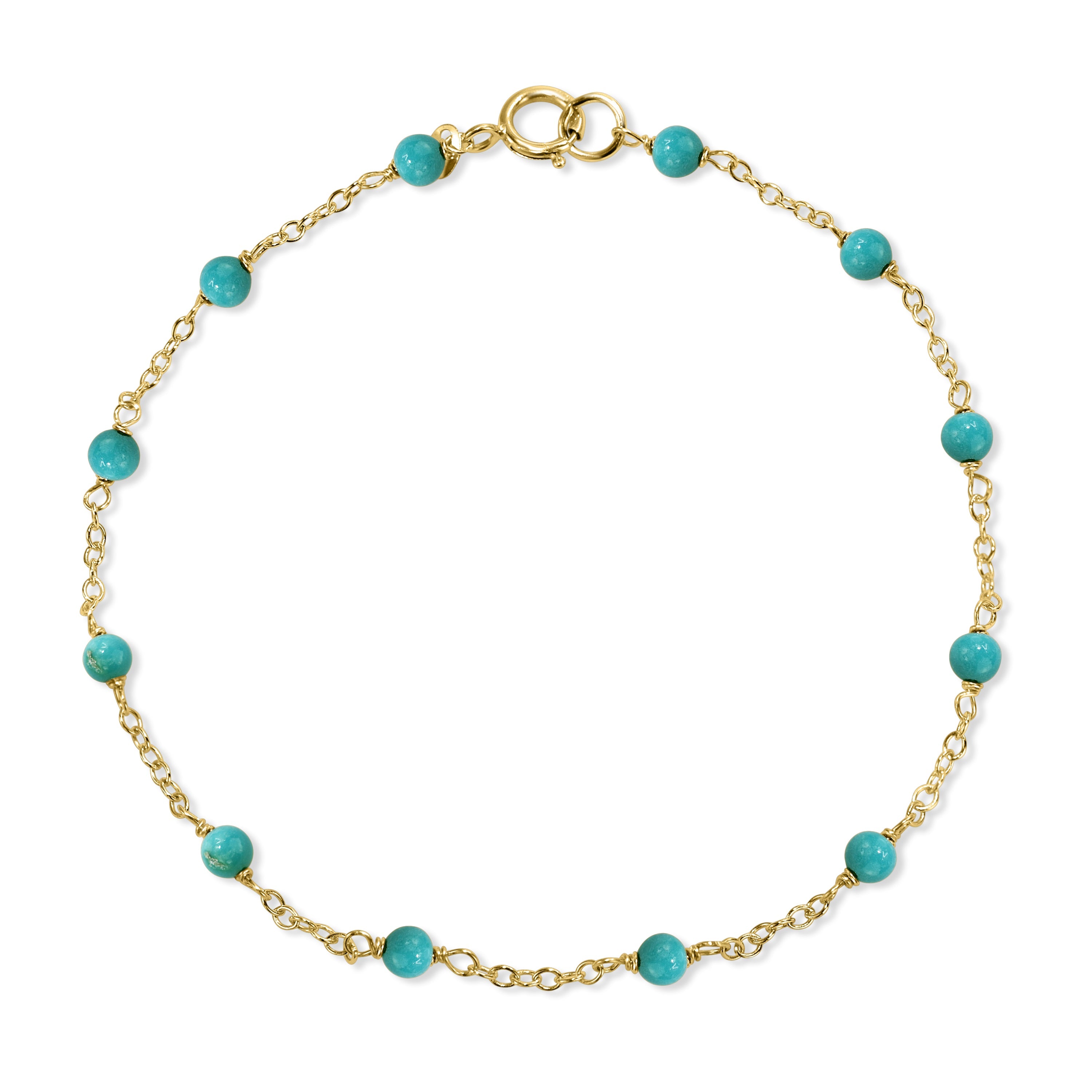 14k Gemstones and Pearl Bracelet