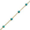 14k Gemstones and Pearl Bracelet