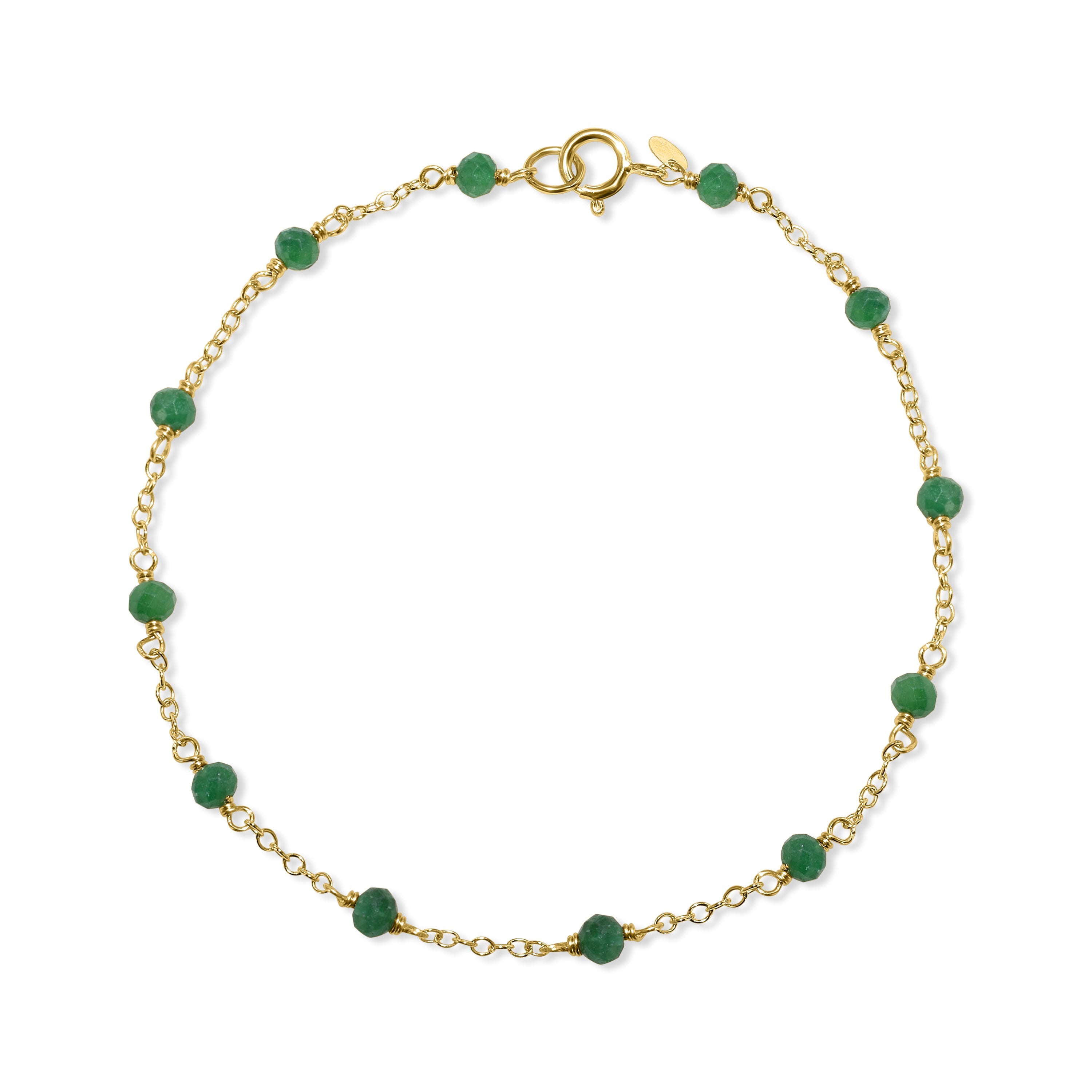 14k Gemstones and Pearl Bracelet