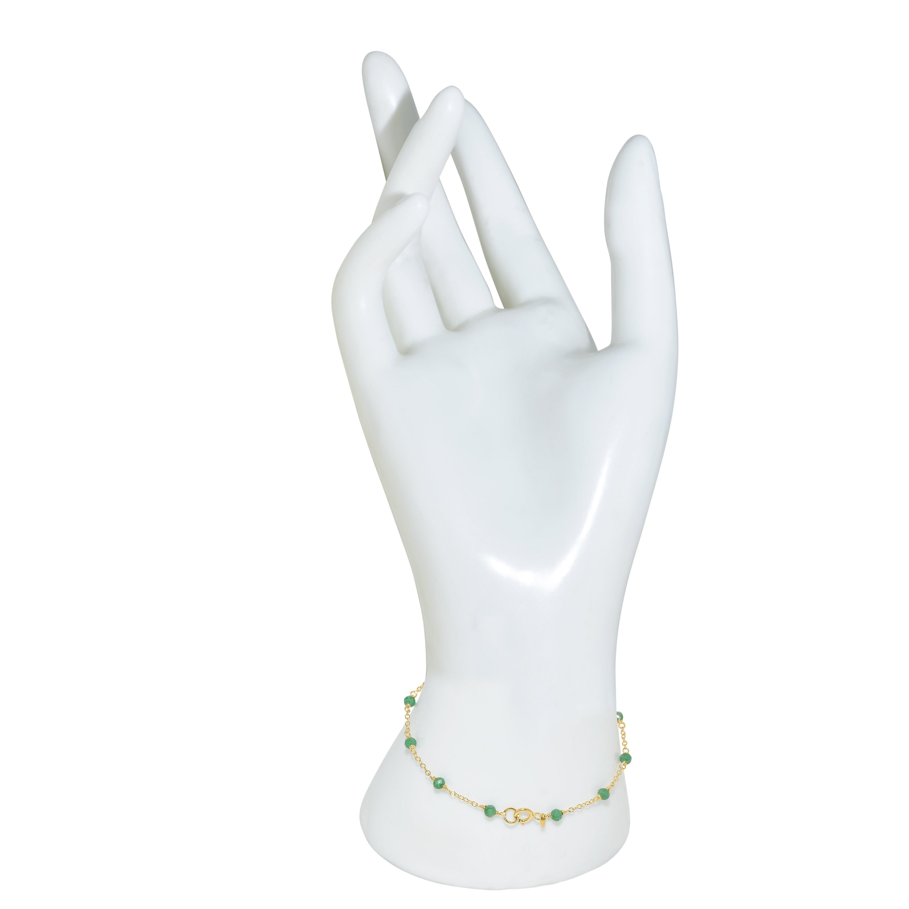 14k Gemstones and Pearl Bracelet