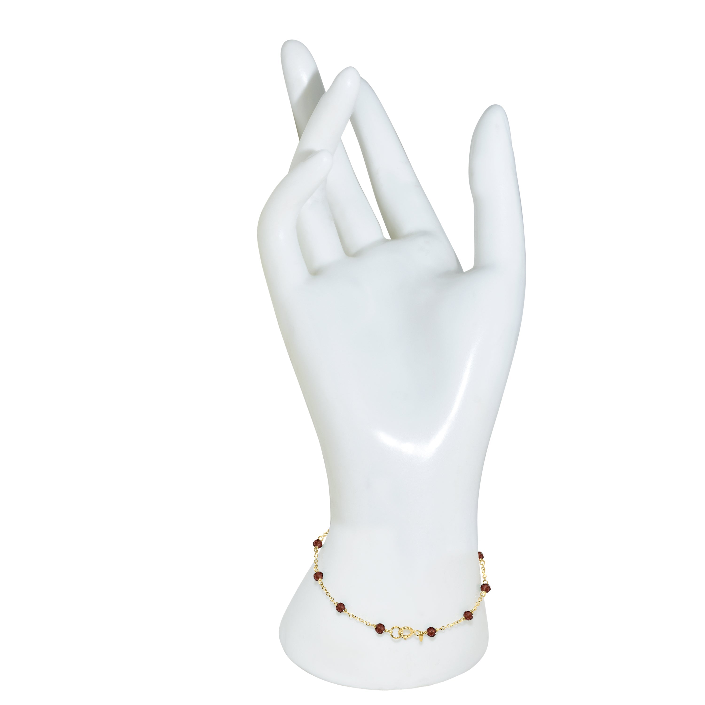 14k Gemstones and Pearl Bracelet