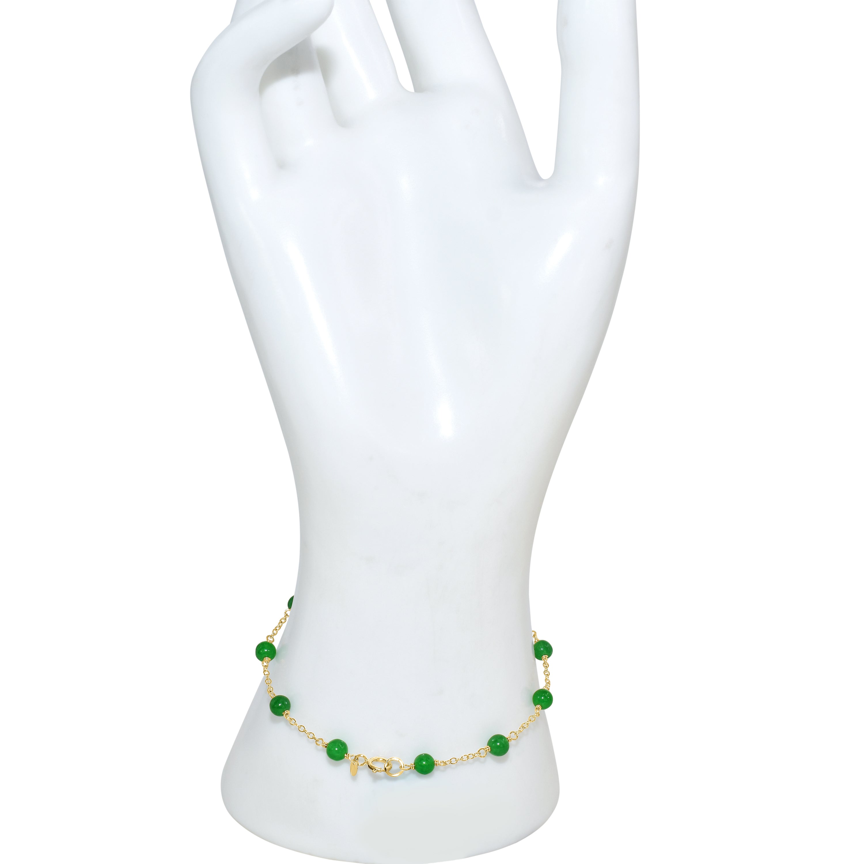 14k Gemstones and Pearl Bracelet