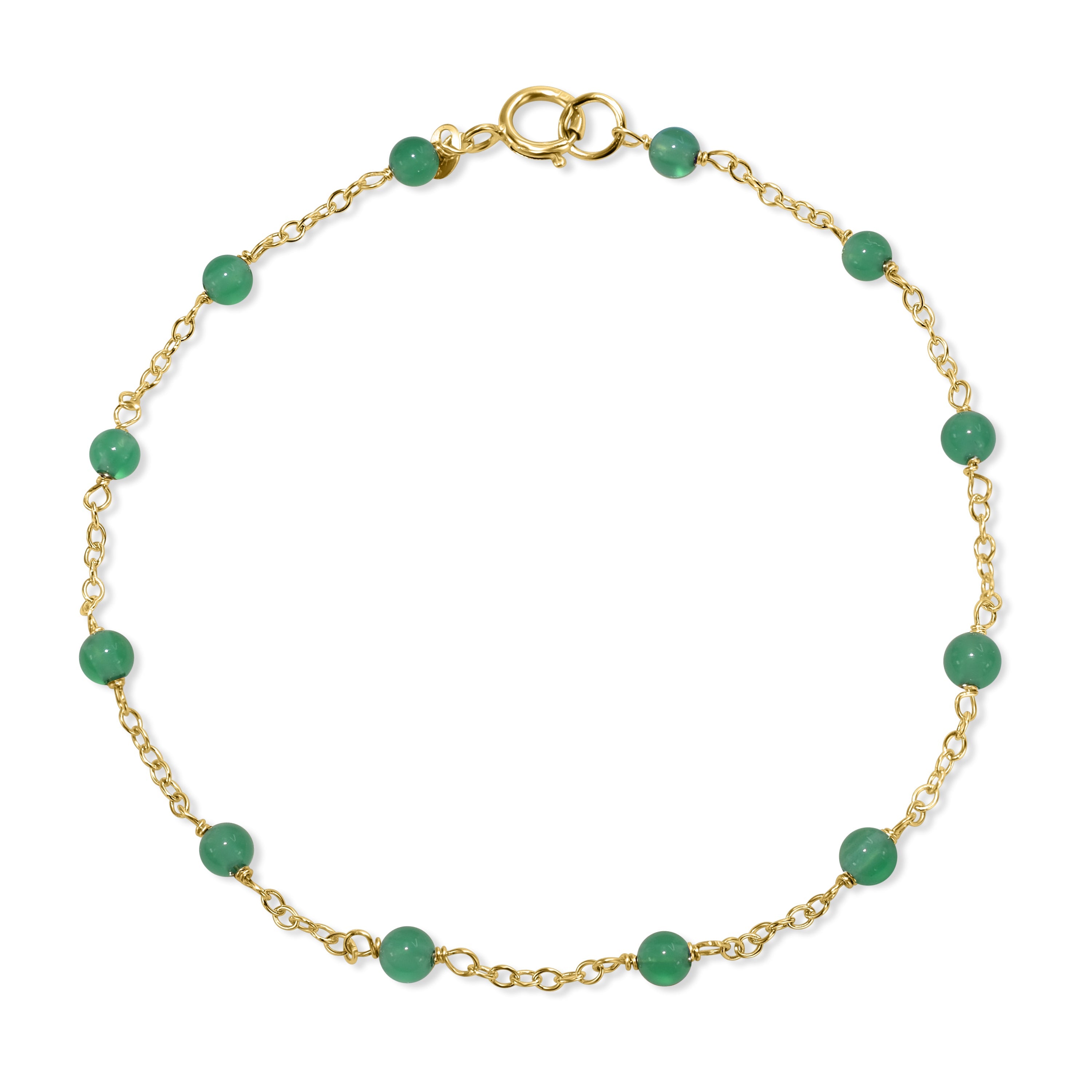 14k Gemstones and Pearl Bracelet