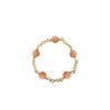 14k Gold Chain Stackable Ring