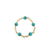 14k Gold Chain Stackable Ring