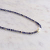 14k Gemstones Gold Roundel and Freshwater Pearl Center Necklace