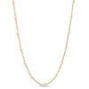 14k Yellow Gold Station Necklace 17