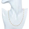 14k Yellow Gold Station Necklace 17