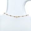 14k Yellow Gold Station Necklace 17