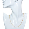 14k Yellow Gold Station Necklace 17