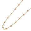 14k Yellow Gold Station Necklace 17