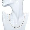 14k Yellow Gold Station Necklace 17