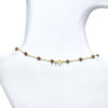 14k Yellow Gold Station Necklace 17