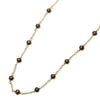 14k Yellow Gold Station Necklace 17
