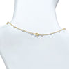 14k Yellow Gold Station Necklace 17