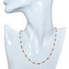 14k Yellow Gold Station Necklace 17