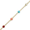 14k Yellow Gold Station Necklace 17