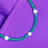 14k Gemstones with White Pearl Bracelet