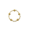 14k Gold Chain Stackable Ring
